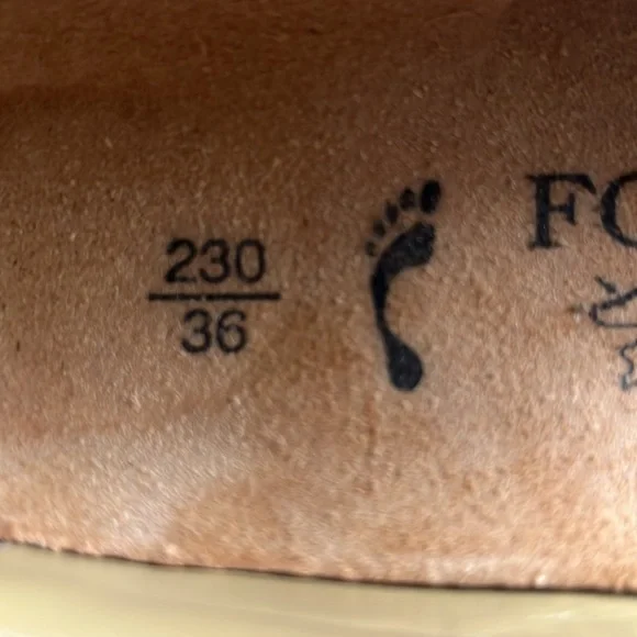 Footprints by Birkenstock Brown Leather Mary Jane Shoes - Picture 5 of 8